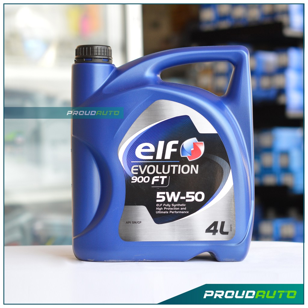 น้ำมันเครื่อง Elf Evolution 900 FT 5W50 สังเคราะห์แท้ 100 ขนาด 4 ลิตร ...