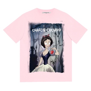 เสื้อยืด ทรงหลวม ลาย Charlie Luciano Greens fairy tale แฟชั่นฤดูร้อน สําหรับผู้ชาย และผู้หญิง