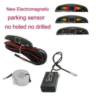 ﻿Londomai Electromagnetic Parking Sensor เซนเซอร์ถอยหลังแบบไม่เจาะกันชนพร้อมจอLED แสดงแถบบอกระยะ รุ่น U303