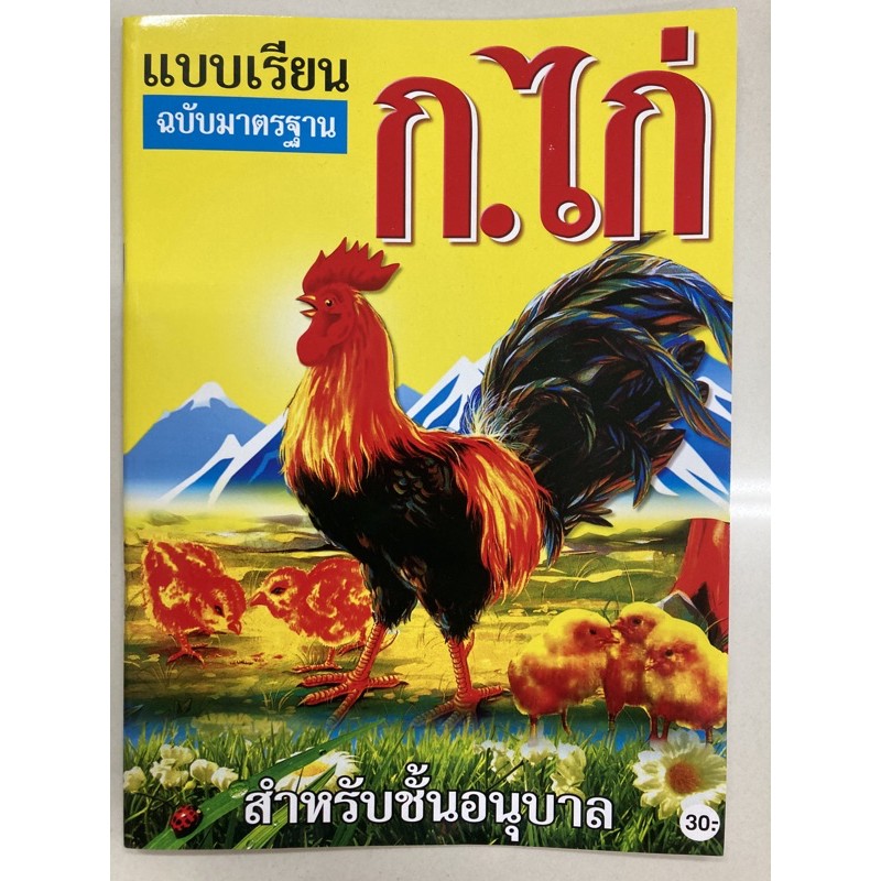 แบบเรียน ฉบับมาตรฐาน ก.ไก่ อนุบาล (บ้านกอไก่)