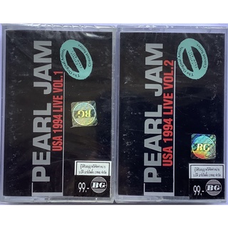 Cassette Tape เทปคาสเซ็ตเพลง Pearl Jam แสดงสด 2 ม้วนคู่ซีล