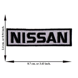 ตัดรีด ตัวรีดติดเสื้อ อาร์มปัก ติดเสื้อปัก ปักเสื้อ DIYลาย NISSAN3