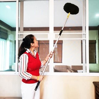 SmileArm® หัวปัดฝุ่นไฟฟ้าสถิตย์ (ไม่รวมด้าม) ดักจับฝุ่น99% ปัดฝุ่นฝาเพดาน ปัดฝุ่นผ้าม่าน ปัดฝุ่นผนัง