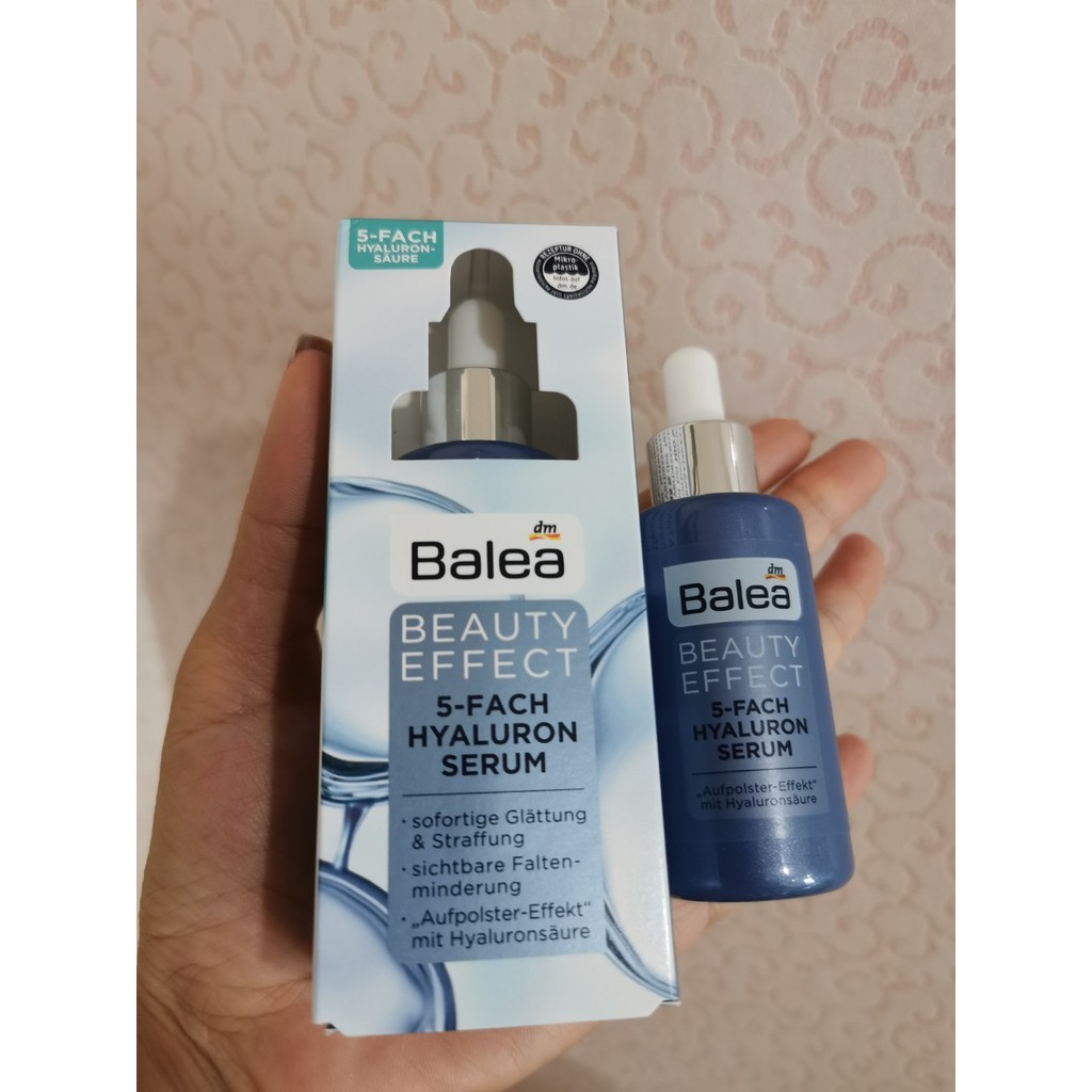 เซร มลดร วรอย ยกกระช บผ วหน า นำเข าจากเยอรม น Balea Beauty Effect 5 Fach Hyaluron Serum 30 Ml Shopee Thailand