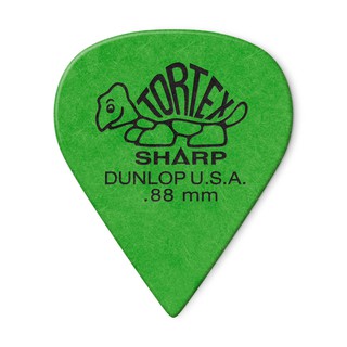 ปิ๊กDunlop รุ่น TORTEX® SHARP เต่าแหลมเขียว 0.88 mm ปิ๊ก  ปิ๊ค ปิ๊กกีต้าร์