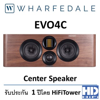 Wharfedale EVO4C Walnut Speaker