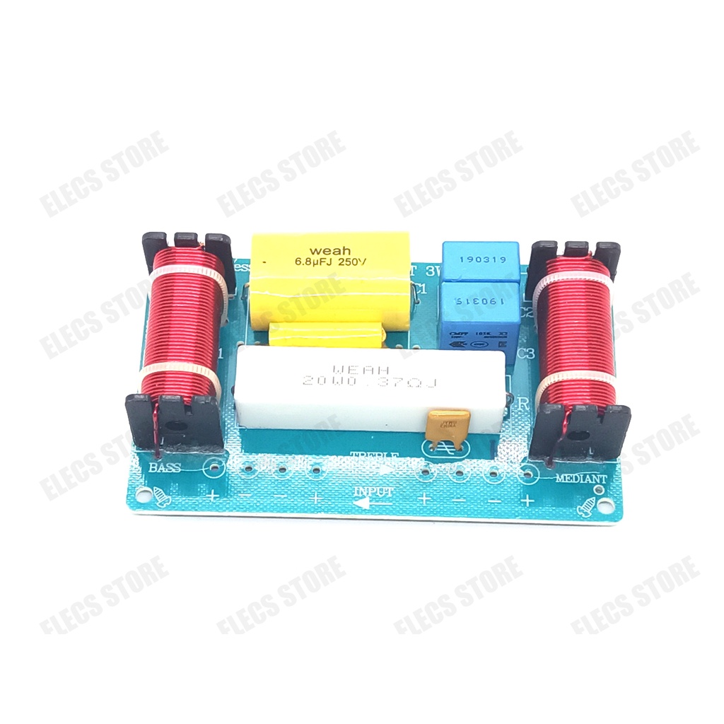 BASS+MID+TREBLE 3-Way Speaker Frequency Divider (3 Way-1 ชิ้น)