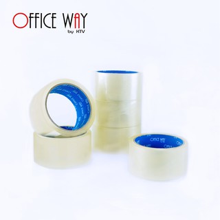 Office Way Opp Tape สีใส 2นิ้ว 45หลา (แพ็ค 6ม้วน)