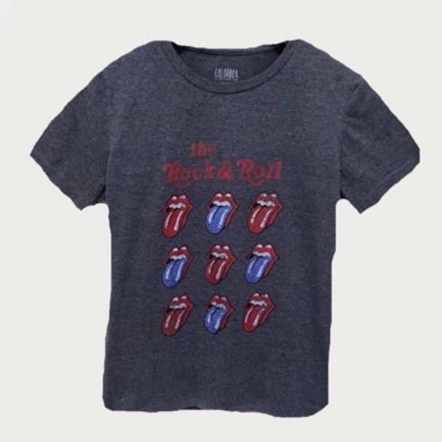 Colorbox THE ROLLING STONE GREY TSHIRT เสื้อยืดวง ORIGINAL