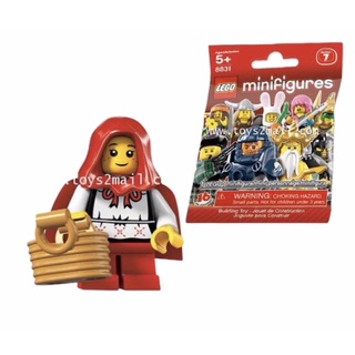 [SUPER RARE] LEGO MINI FIGURE SERIES 7 : No.16 Grandma Visitor หนูน้อยหมวกแดง ของใหม่ ของแท้ 100%