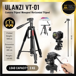 ขาตั้งกล้อง Ulanzi VT-01Camera Tripod Horizontal Aluminium Tripods Monopod ( พร้อมส่ง )