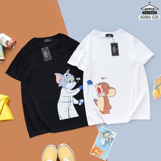 เสื้อคู่รัก(งานขายคู่)ขาว&amp;ดำพร้อมส่ง