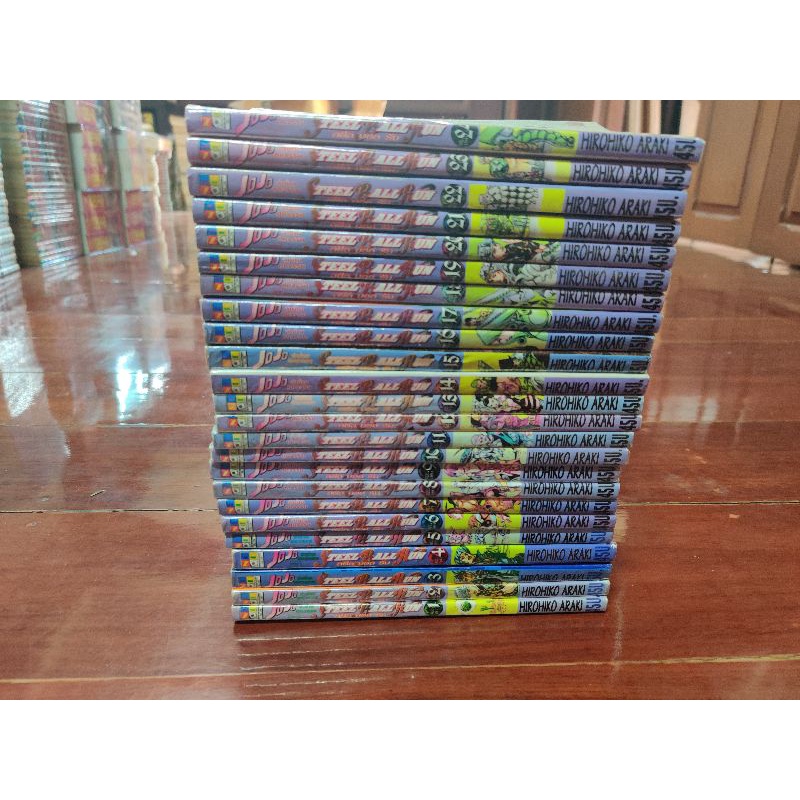 Jojo โจโจ้ ภาค 7 Steel Ball Run 24 เล่มจบ หนังสือเช่าสภาพดี หายาก