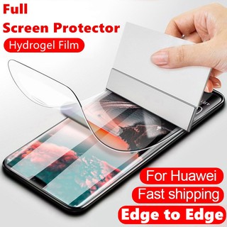 Protective Hydrogel Film For Huawei Mate 20 40 50 P20 P30 P50 Pocket P40 Pro Plus P40 Pro NOVA 3E 4E 5 Y7 Y9 Prime 2019 Y70 Y90 Screen Protector Protective Film Not Tempered Glass
