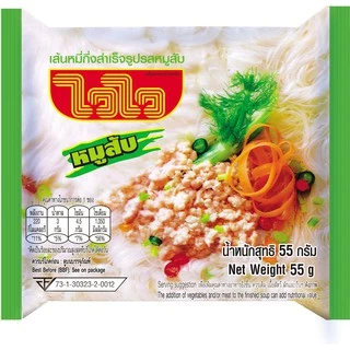 ไวไว เส้นหมี่รสหมูสับ (สม.) 6ซอง
