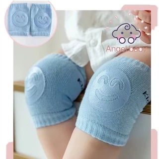 สนับเข่าเด็ก มีกันลื่น รูปยิ้ม น่ารัก ถุงรองคลานเด็ก สนับเข่าคลานเด็ก