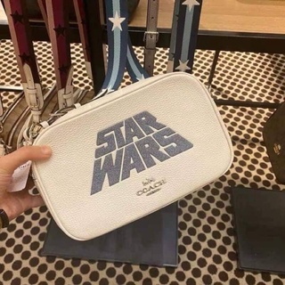 👑ผ่อน0%แท้100%👑 F89037 กระเป๋าสะพาย Coach X Star Wars Jes Crossbody With Glitter Motif F89037