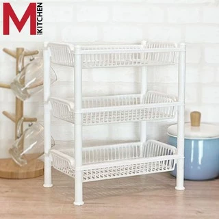 M KITCHEN 265/3 ชั้นวางของ 3 ชั้น ขนาด 19x29.5x35.5 ซม (B7)