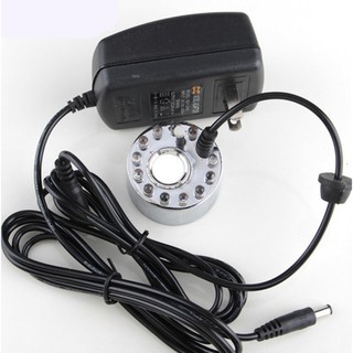 Máy tạo khói phun sương và nguồn led đổi màu- Máy tạo khói bể tiểu cảnh bán cạn chất liệu hợp kim inox