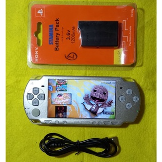PSP 2000 เน้นเล่น แปลงเล่นผ่านเมม 32G เกมส์เต็มเมม พร้อมเล่น sn 6310