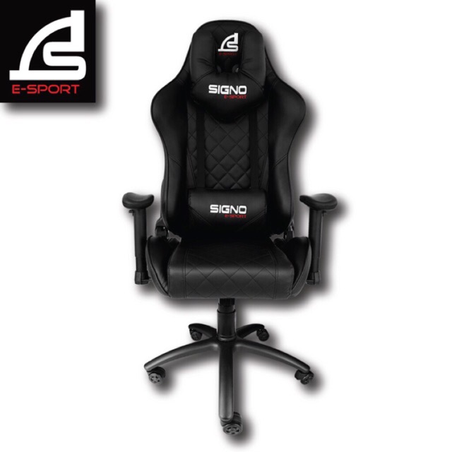 [Coinsคืน 15%‼️]SIGNO E-SPORT GC-205 BLACKER GAMING CHAIR ขาเหล็ก เก้าอี้เกมมิ่งเกียร์ เบาะกว้าง นั่งสบาย ปรับเอนได้