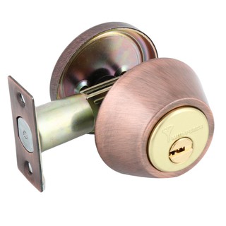 กุญแจลิ้นตาย 2 ด้าน MTL DTAC-8303 AC DOUBLE-CYLINDER DEADBOLT MUL-T-LOCK DTAC-8303 ANTIQUE COPPER