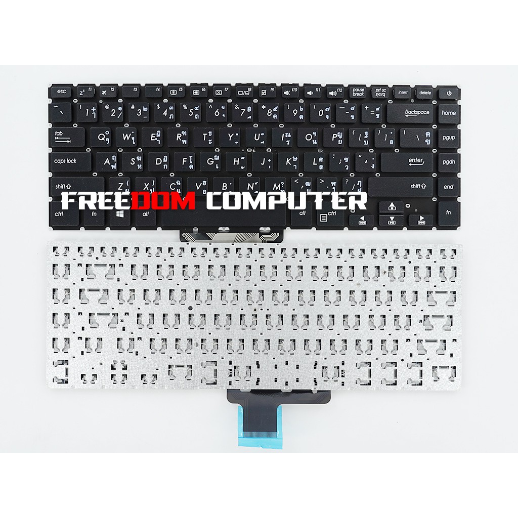 KEYBOARD ASUS คีย์บอร์ด ASUS VIVOBOOK S15 S510U X510U ไทย อังกฤษ