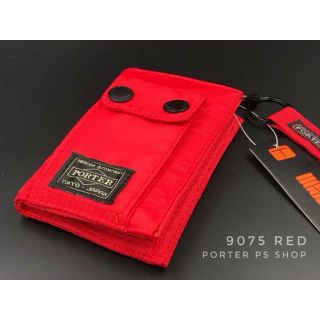 Porter exclusive กระเป๋าสตางค์ แฟชั่นสไตล์ สวยคุณภาพ แท้💯 รุ่น 9075 สี แดง ( Red color)