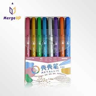 [แพ็ค 8 ชิ้น] ปากกามาร์กเกอร์ โช๊ส CHOSCH 1.8 mm. No.CS-H761 8 ด้าม 8 สี