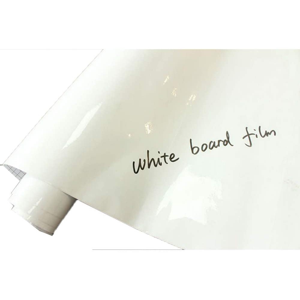 HOHO สติกเกอร์กระดานสีขาวแบบมีกาวในตัวฟิล์มเขียนสําหรับโฮมออฟฟิศห้องประชุม