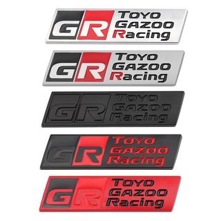 สติกเกอร์ตราสัญลักษณ์ GR Gazoo Racing Badge สําหรับติดกระจังหน้ารถยนต์ Toyota HV YARiS GRMN GR Sport RZ RC RS Prius Lexus Harrier