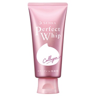 🔥โปรค่าส่ง25บาท🔥Senka Perfect Whip Collagen in Foam 120 g.เซนกะเพอร์เฟ็ควิปคอลลาเจนอินโฟม