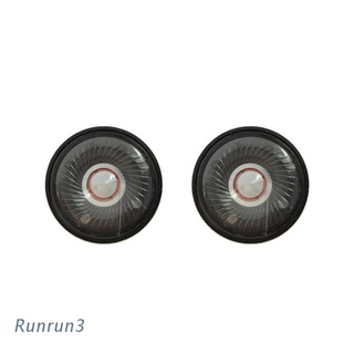 Run ชุดหูฟังไดร์เวอร์ลําโพงหูฟัง 32Ohm 112db Hifi Hifi สีดํา 50 มม. 2 ชิ้น