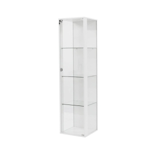 [กทม. 3-5 วัน ส่ง] SB Design Square ตู้โชว์กระจก LOOMS รุ่น Gaelan ขนาด 40 ซม. สีขาว (40X40X162 ซม.)