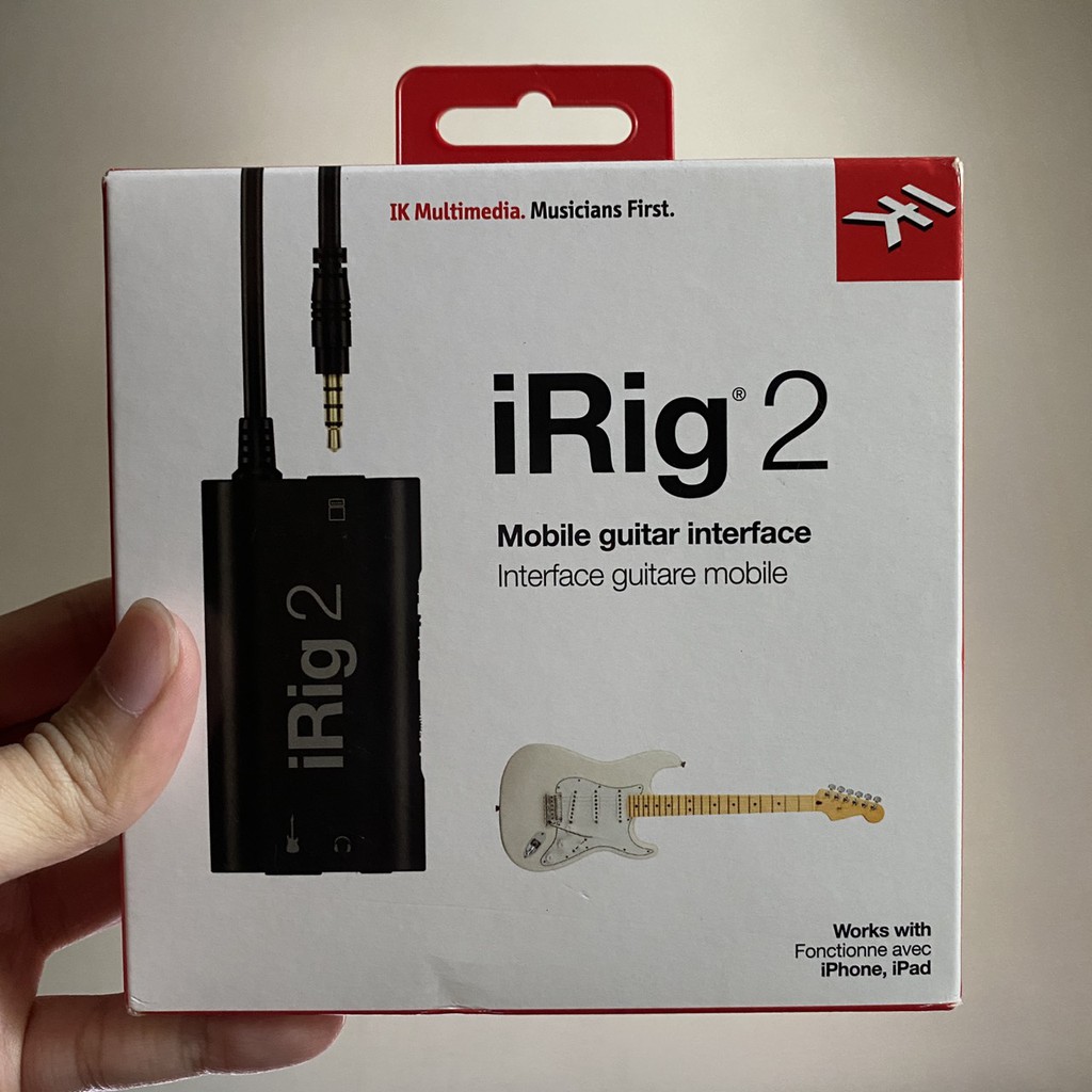 IK Multimedia® iRig 2 ออดิโออินเทอร์เฟส + รหัสใช้งาน AmpliTube เต็มเวอร์ชัน ของใหม่ ของแท้