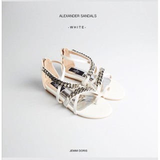 ALEXANDER SANDALS (WHITE)