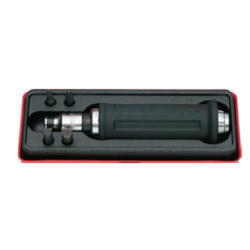 KOKEN AG112A ชุดไขควงตอก ด้ามยาง  1/2" 6 ชิ้น ในกล่องเหล็ก | MODERNTOOLS OFFICIAL