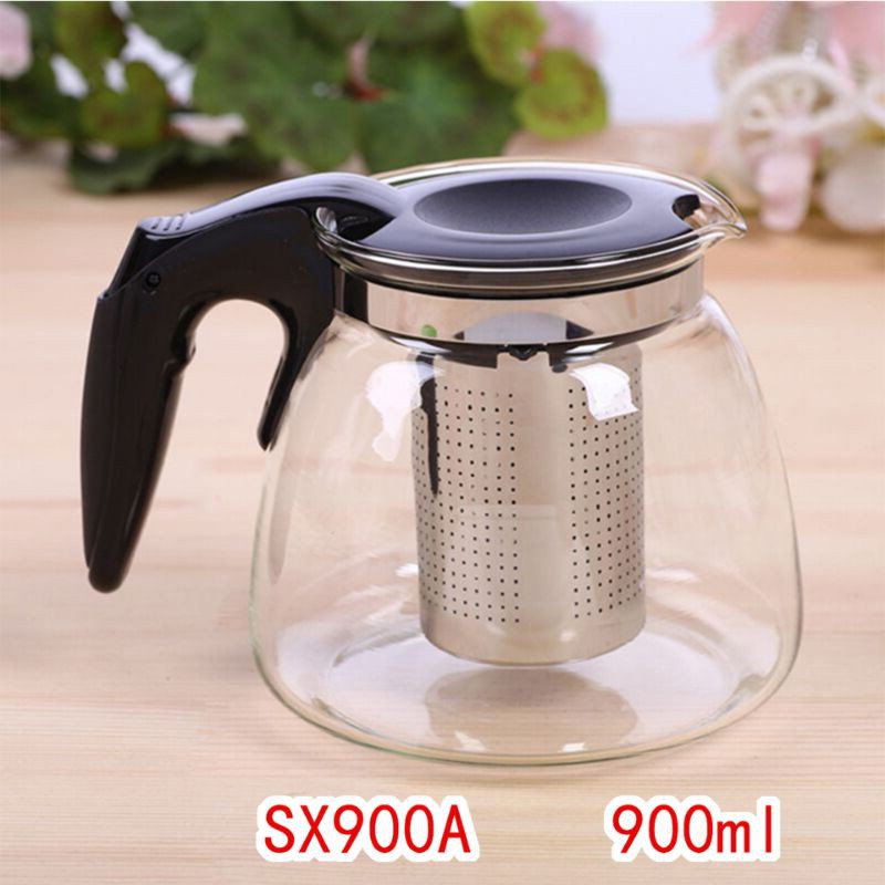 900ml-1500ml กาน้ำชาพลาสติกทนความร้อนความจุขนาดใหญ่กาน้ำชาดอกไม้ความจุขนาดใหญ่ – โปรปัง