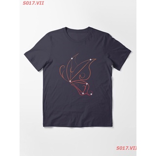 2022 Genshin Impact Hu Tao Constellation Essential T-Shirt เสื้อยืดอนิเมะ