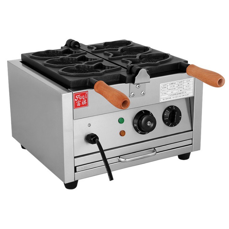 Waffle FQ-1103A เครื่องทำ ขนมไทยากิ รูปปลา 50-300 องศา 2000วัตต์