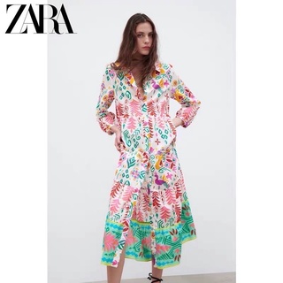 (โมบาย)Boho Zara Dress (โมบาย) แมกซี่ขาวลายดอก ป้าย YPY