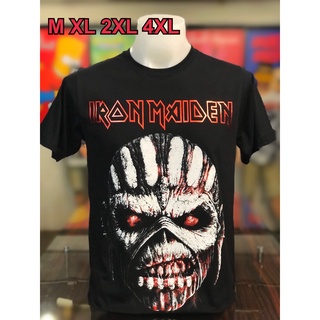 เสื้อวง Iron Maiden แขนสั้น ผ้าคอตตอน100 %