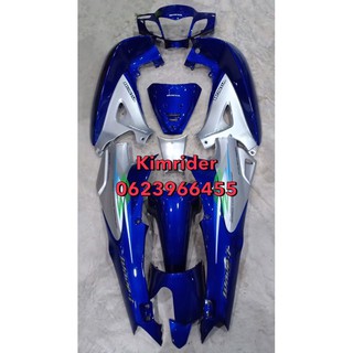 ชุดสี เฟรม ฮอนด้า เวฟ 125R  honda wave125 R หน้ากากแหลม  รูกุญแจกลม &amp; รูกุญแจเหลี่ยม ครบคัน 12 ชิ้น รถปี 2004