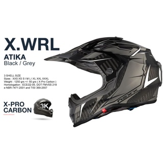 NEXX X.WRL  ( X.PRO CARBON ) ATIKA Black Grey แถมฟรี ชิวส์ใสและชิวส์ปรอท(ผ่อนชำระ0% 10เดือน)