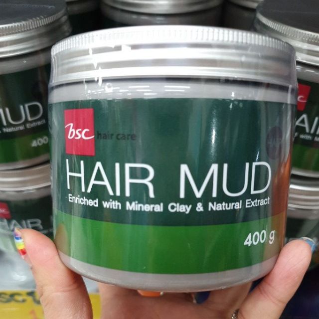 BSC hair care Hair Mud 400g โคลนหมักผมสำหรับล้างสารเคมีผม
