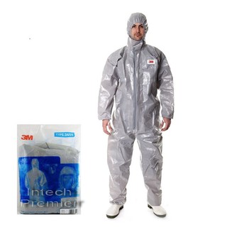 3M ชุดป้องกันสารเคมีรุ่น 4570 ผ่านมาตรฐาน Coverall Grey Type 3/4/5/6