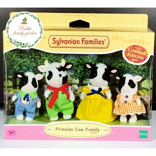 Sylvanian Families : Friesian cow Family แท้ 100% มือ 1 ตุ๊กตาซิลวาเนียน ครอบครัววัว กล่อง Eng [ขายแยกชิ้น] พร้อมส่ง