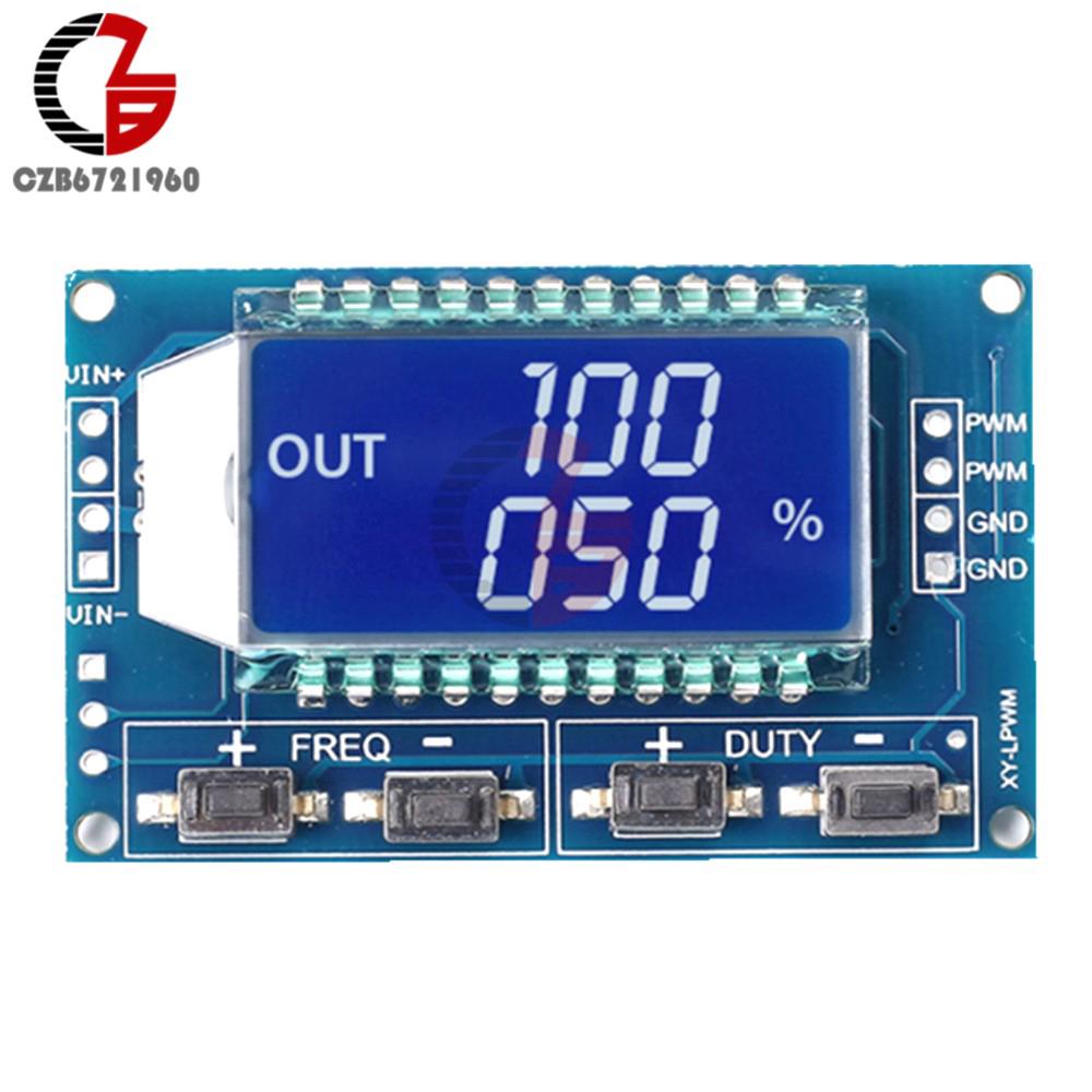 dc pwm โมดูลเครื่องกําเนิดไฟฟ้าความถี่ ttl lcd display 1 hz - 150 khz 5v 12v 24v