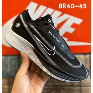 รองเท้าผ้าใบไนกี้ รองเท้าวิ่งNike Zoom FLY 3 Black size 40-45 (New)