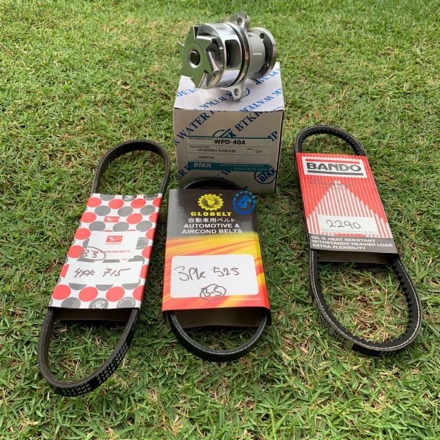 BTKK KENARI KELISA VIVA 1.0(EJ-DE)WATER PUMP สายพานไดชาร์จพวงมาลัยพาวเวอร์